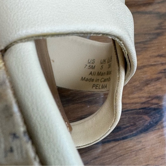 Franco Sarto Pelma Platform Wedge Sandal in Beige - Picture 8 of 15